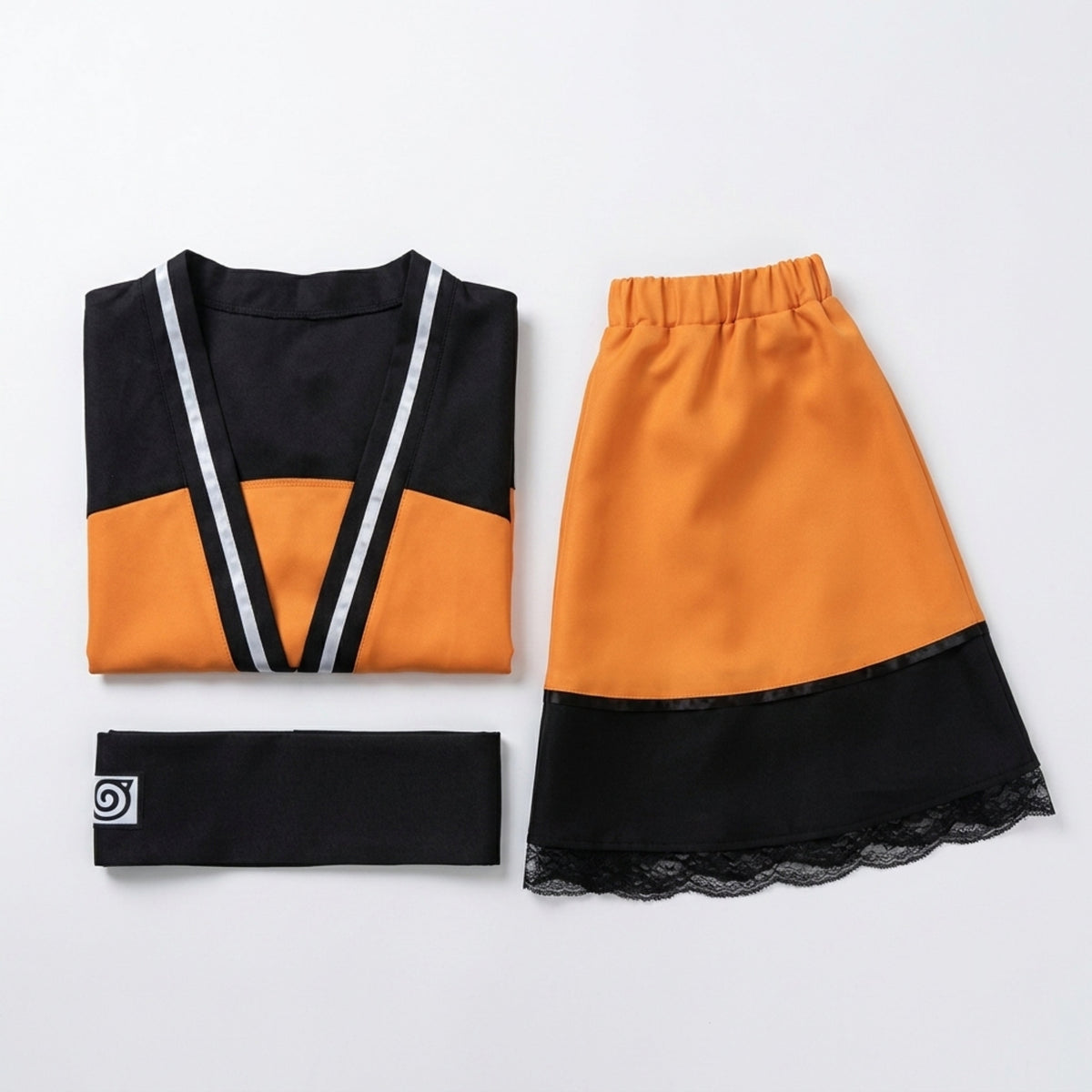 AMA™ Naruto Girl Cosplay Dress Set
