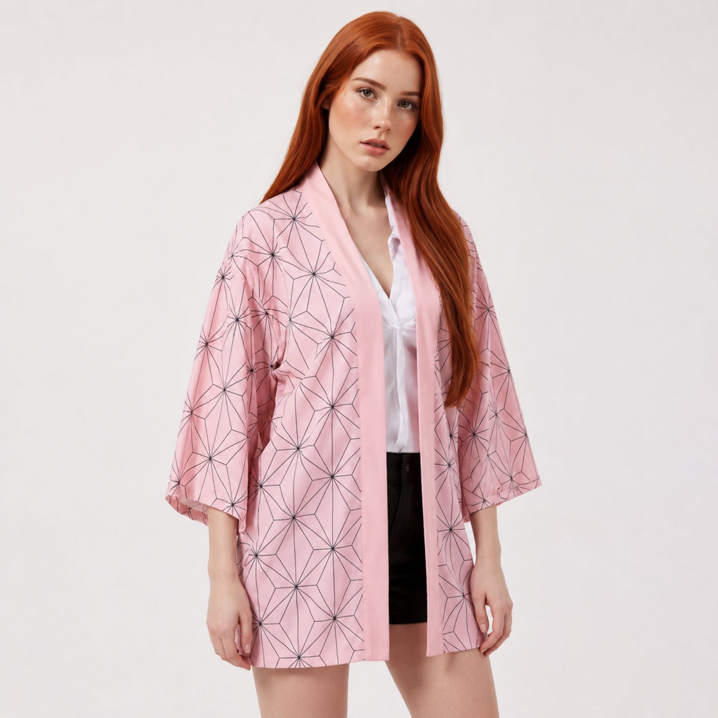 AMA™ Nezuko Pink Haori Cosplay