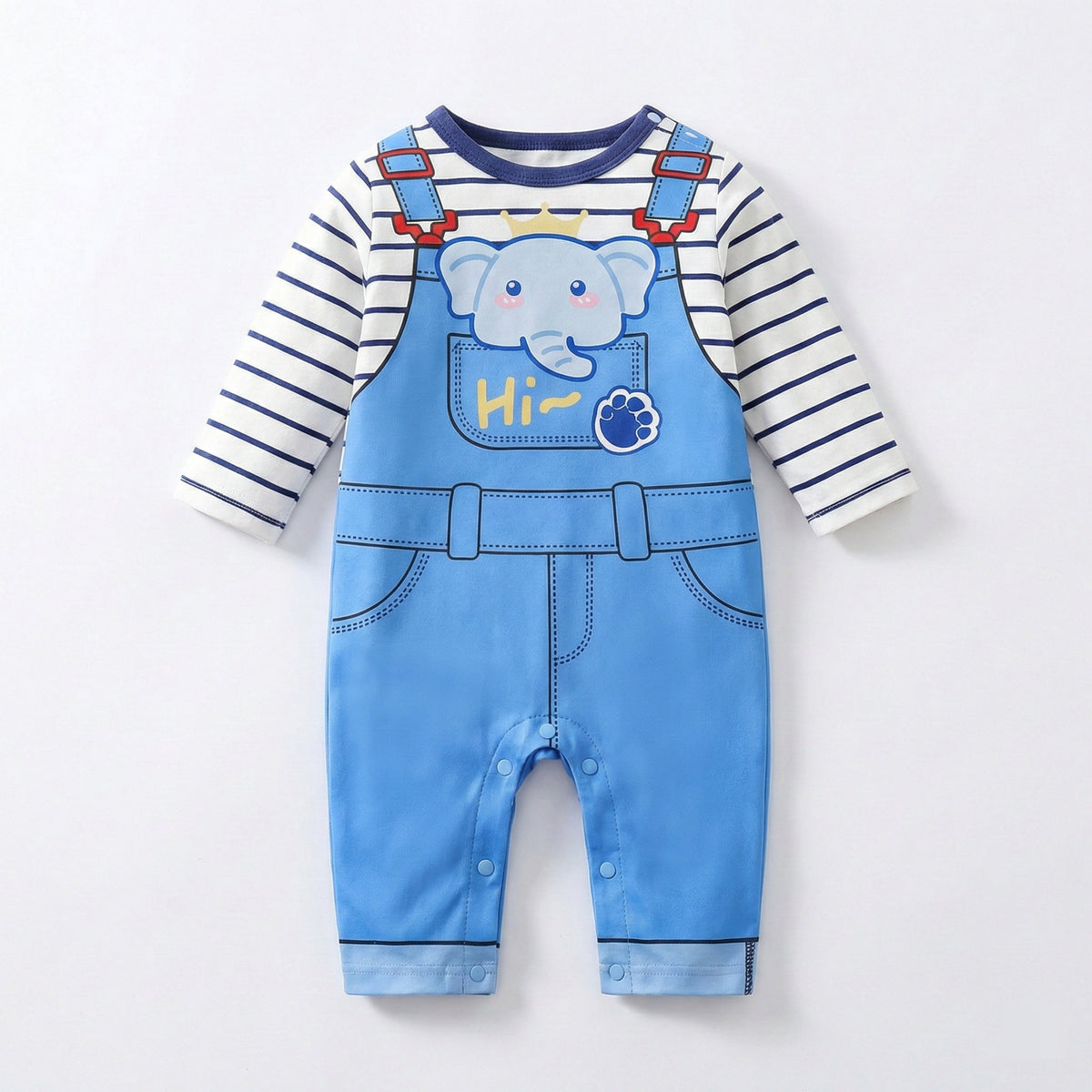 AMA™ Little Сute Elephant Kids Romper