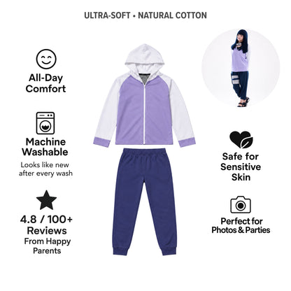 AMA™ Hinata Lavender Cosplay Set