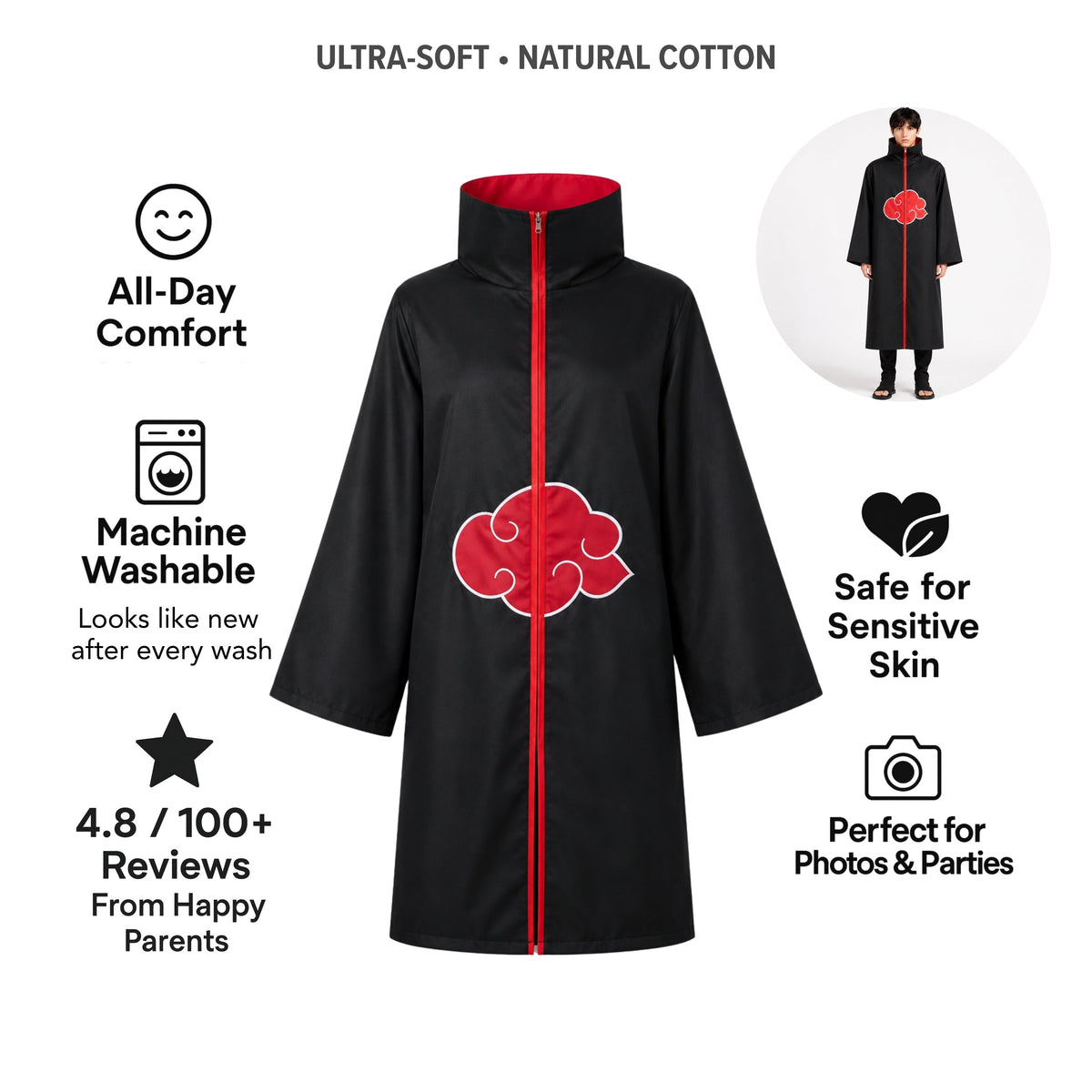 AMA™ Obito Uchiha Shinobi Cosplay