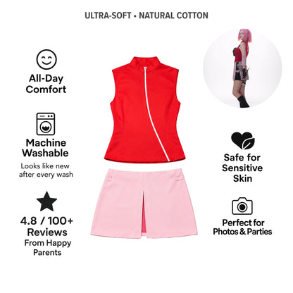 AMA™ Sakura Haruno Ninja Cosplay