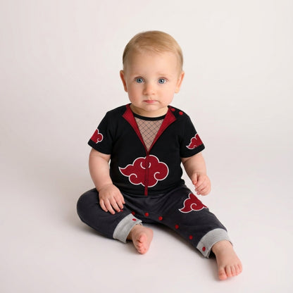 AMA™ Little Itachi Uchiha Kids Romper
