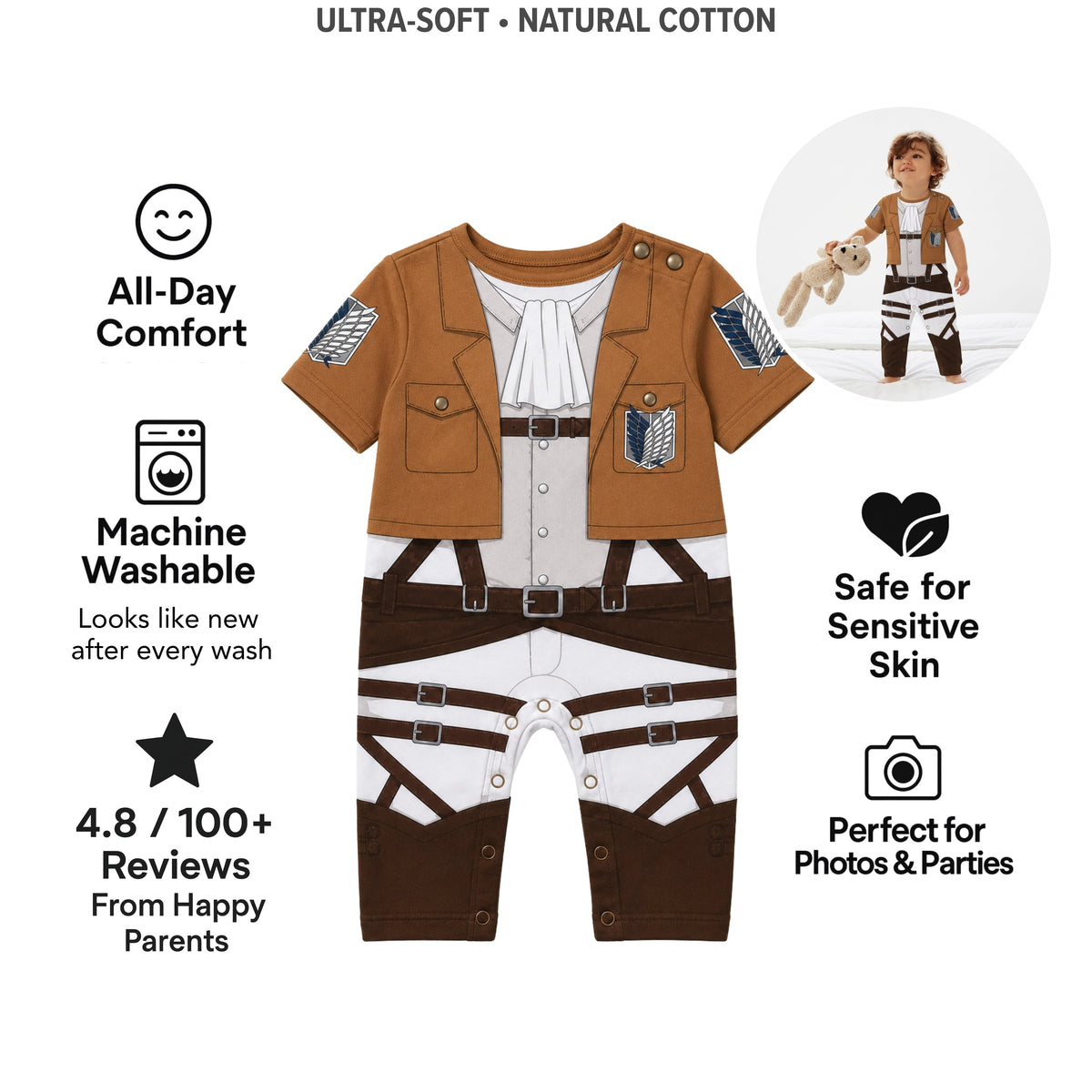 AMA™ Little Levi Kids Romper