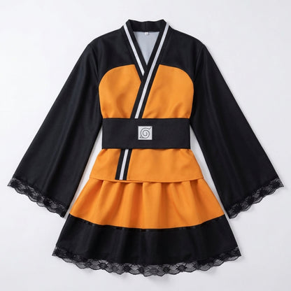 AMA™ Naruto Girl Cosplay Dress Set