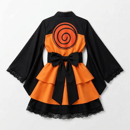 AMA™ Naruto Girl Cosplay Dress Set