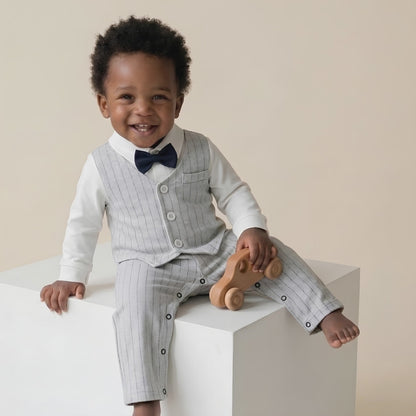AMA™ Little Silver Gentleman Kids Romper