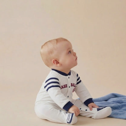 AMA™ Little Baseball Champ Kids Romper